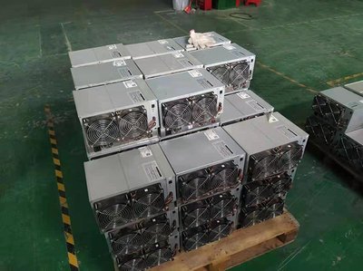 Close-up of Avalon 20T mining rig showcasing ASIC chips and cooling fans